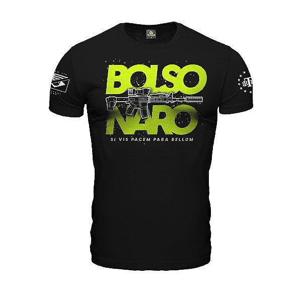 Camiseta Militar Bolsonaro Si Vis Pacem Para Bellum Team Six