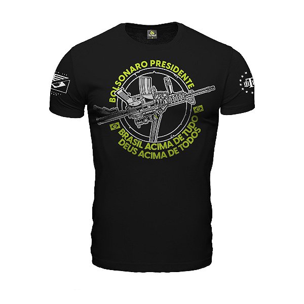 Camiseta Militar Bolsonaro Presidente Team Six