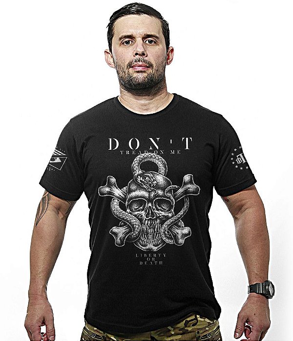 Camiseta Masculina Don't Tread On Me Team Six Brasil
