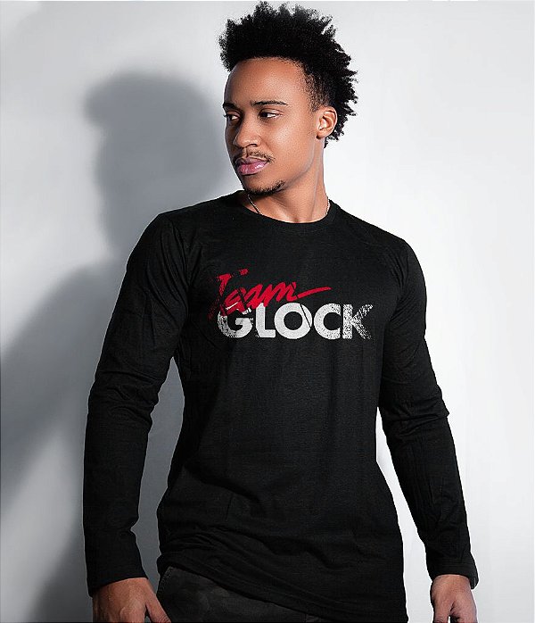 Camiseta Manga Longa Team Glock EUA Masculina
