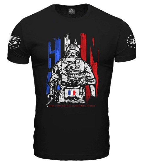 Camiseta Masculina GIGN FRANÇA Secret Box Team Six Brasil