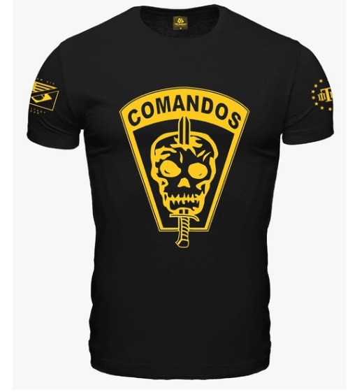 Camiseta Masculina Comandos Faca na Caveira Secret Box Team Six Brasil