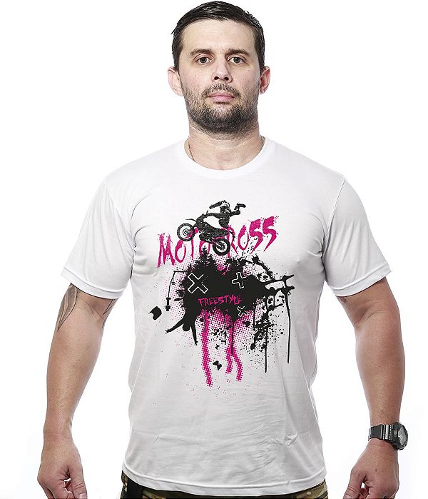 Camiseta Masculina Off Road Motocross Free Style Tático Militar TeamSix Brasil