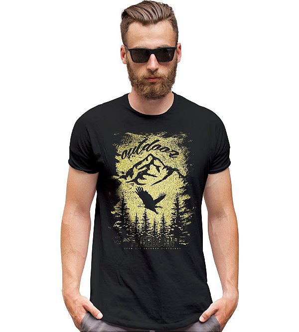Camiseta Masculina Outdoor Free Born Tático Militar TeamSix Brasil