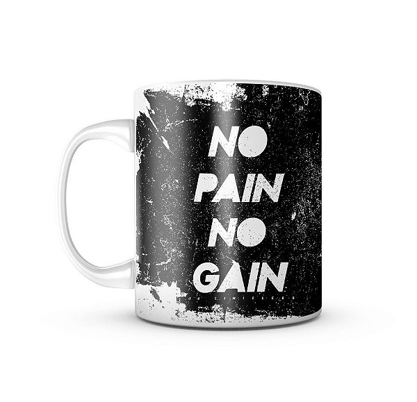 Caneca T6 Skull No Pain No Gain 325ML