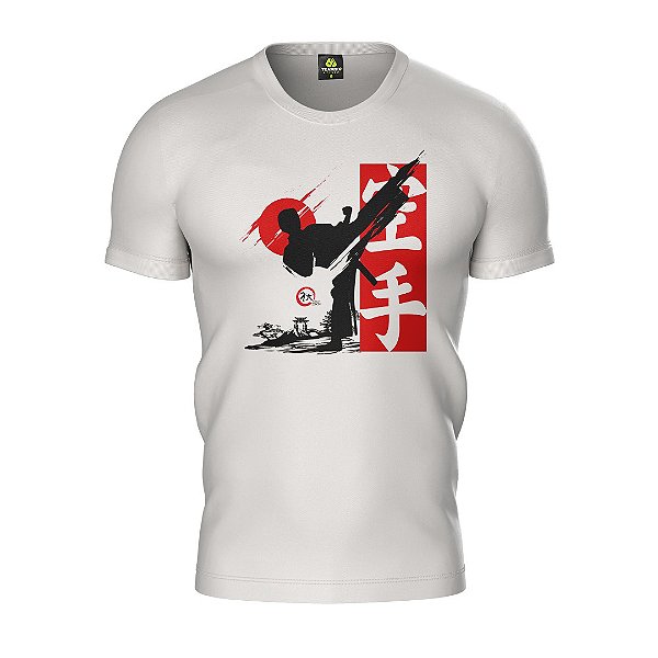Camiseta Artes Marciais Karatê Branca Team Six