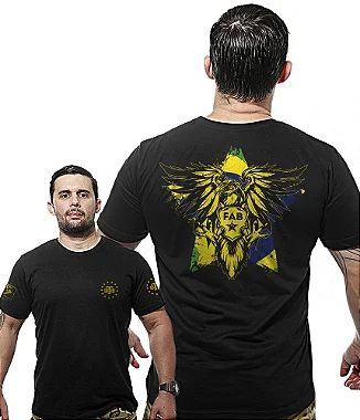 Camiseta Masculina Wide Back FAB Team Six Brasil