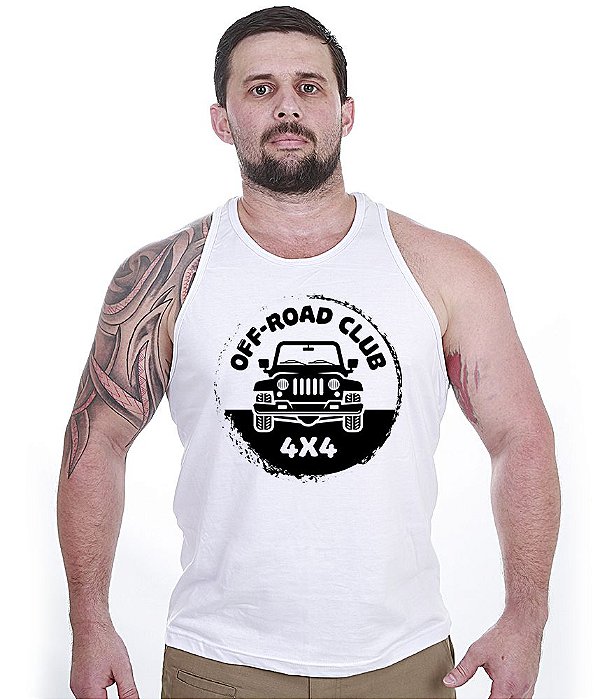 Camiseta Regata Off Road Club 4x4 Masculina Team Six Brasil