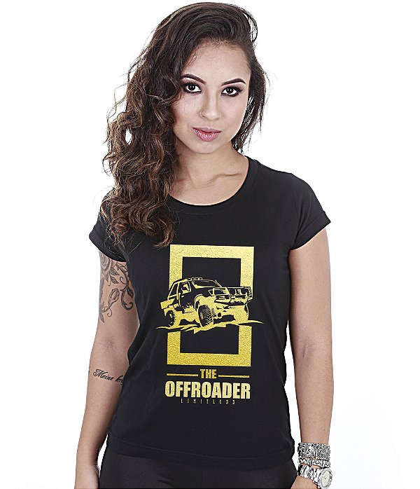 Camiseta Off Road Baby Look Feminina The Off Roader Team Six Brasil