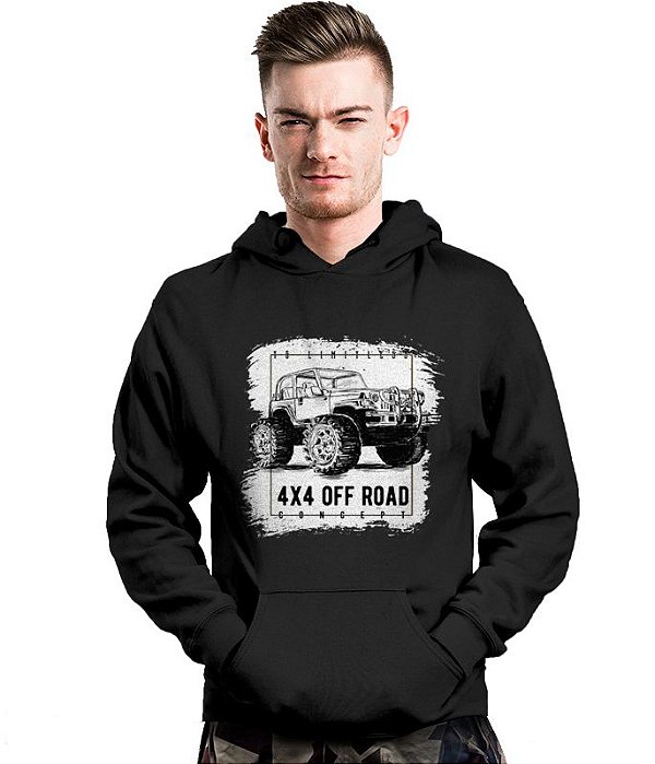 Casaco Com Capuz Off Road 4x4 Concept Team Six Brasil