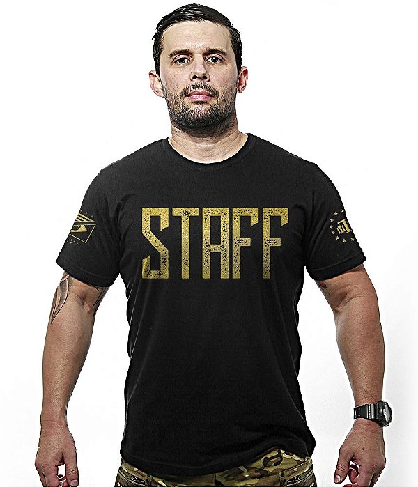 Camiseta Masculina Staff Gold Line Team Six Brasil