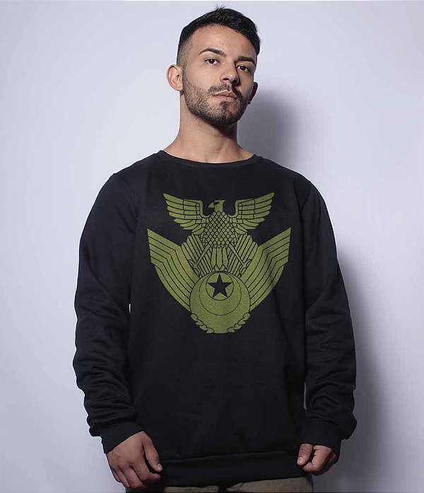 Casaco Básico de Moletom JASDF Team Six Brasil