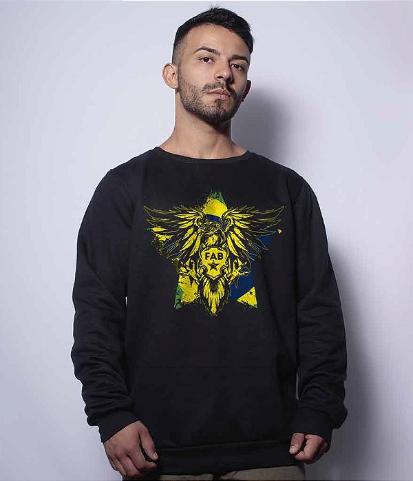 Casaco Básico de Moletom FAB Team Six Brasil