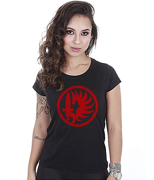 Camiseta Baby Look Feminina Legião Estrangeira Team Six Brasil