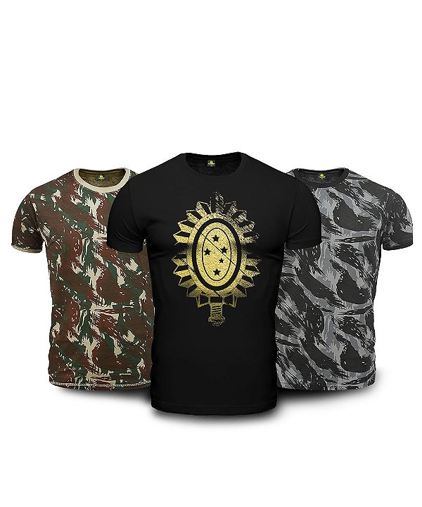 Kit 3 Camisetas Selva