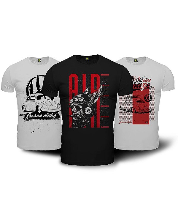 Kit Air Cooled Camisetas Masculinas Team Six Brasil