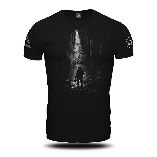 Camiseta Masculina  Avante no reino ACOMBAT Colab Team Six Brasil