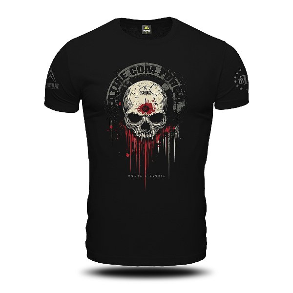 Camiseta Masculina Atire com força ACOMBAT Colab Team Six Brasil