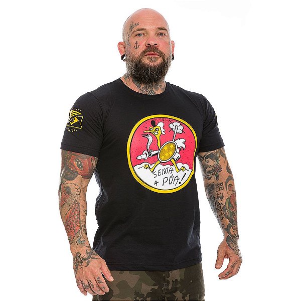 Camiseta Masculina Senta a Puá Team Six Brasil