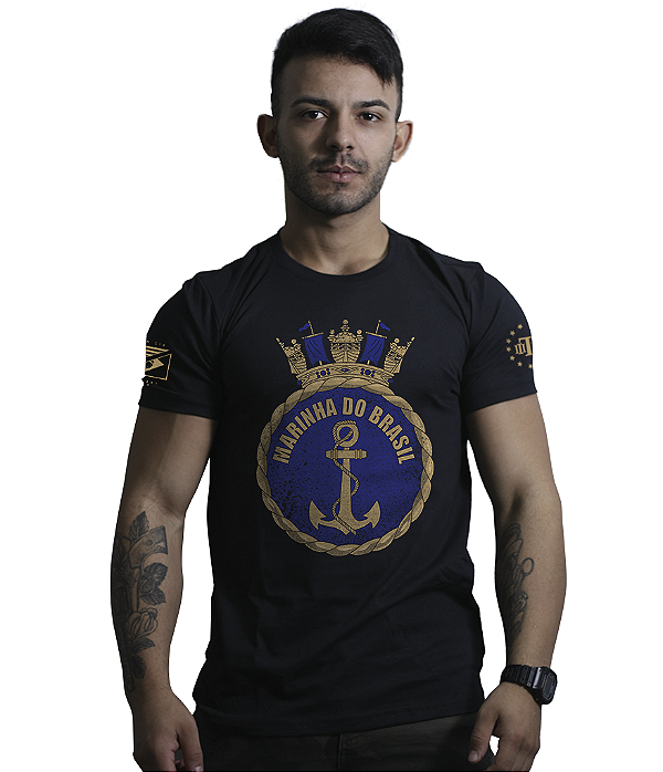 Camiseta Masculina Marinha Brasileira Team Six Brasil