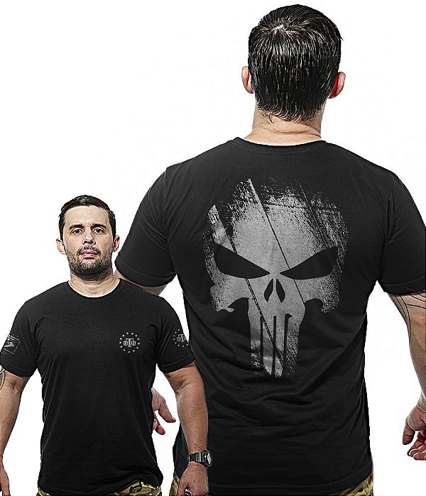 Camiseta Masculina Wide Back Punisher Team Six Brasil