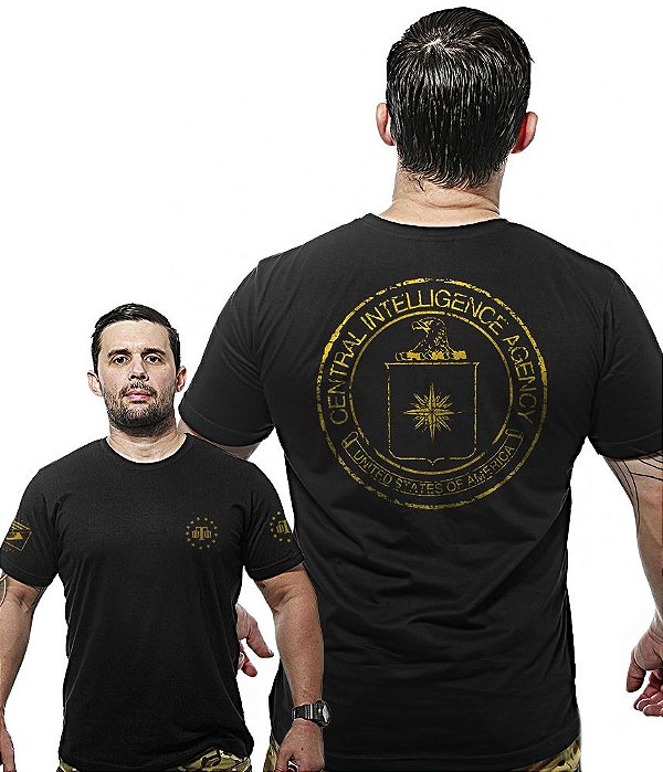 Camiseta Masculina Wide Back Central Intelligence Agency Team Six Brasil