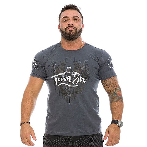 Camiseta Masculina  Concept Line Arcanjo Hurricane Team Six Brasil