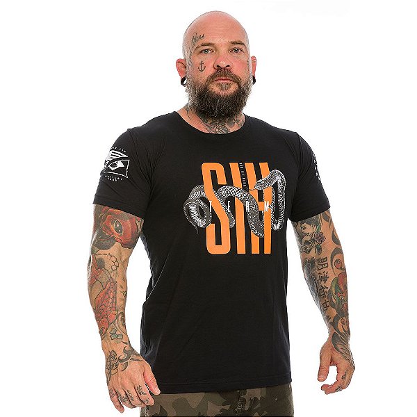 Camiseta Masculina Concept Line Mamba Tactical Team Six Brasil