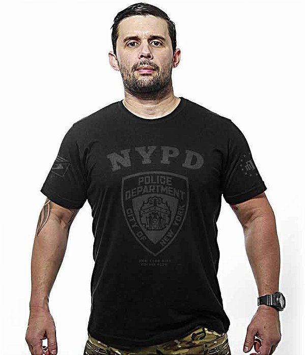 Camiseta Masculina Dark Line NYPD Police Department Team Six Brasil