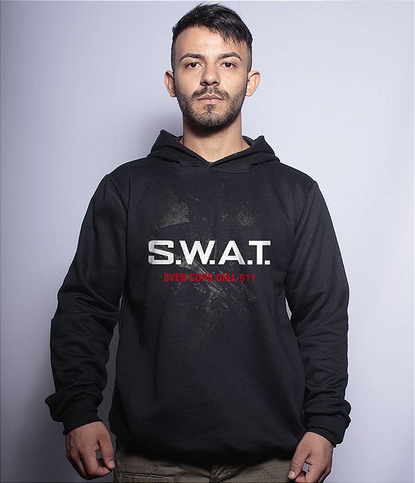 Casaco Militar Com Capuz SWAT Team Six Brasil