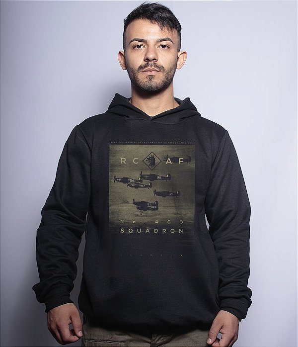 Casaco Militar Com Capuz RC AF Squadrom Team Six Brasil