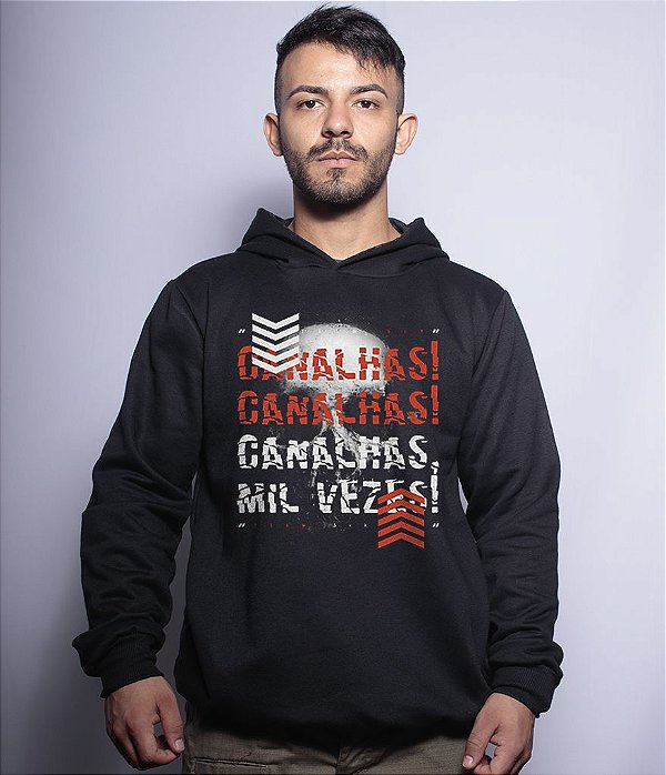 Casaco Militar Com Capuz Canalhas