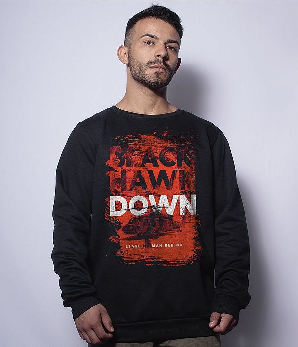 Casaco Básico de Moletom Black Hawk Down Team Six Brasil