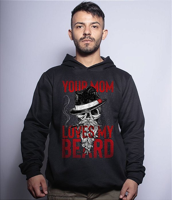 Casaco Militar Com Capuz Fritz Your Mom Loves My Beard Team Six Brasil
