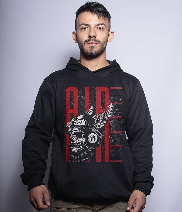 Casaco Com Capuz Cars Air Cooled Team Six Brasil