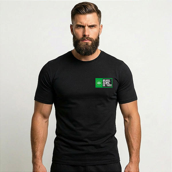 Camiseta Masculina Brasil Acima de Tudo Team Six