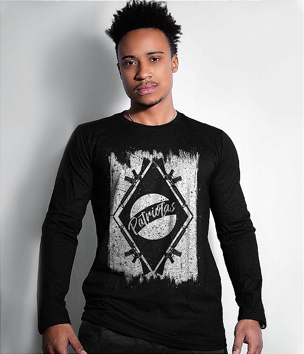 Camiseta Manga Longa Magnata Patriotas Masculina Team Six Brasil