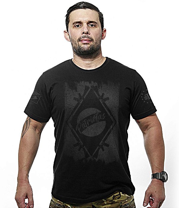 Camiseta Masculina Squad T6 Magnata Dark Line Patriotas Team Six