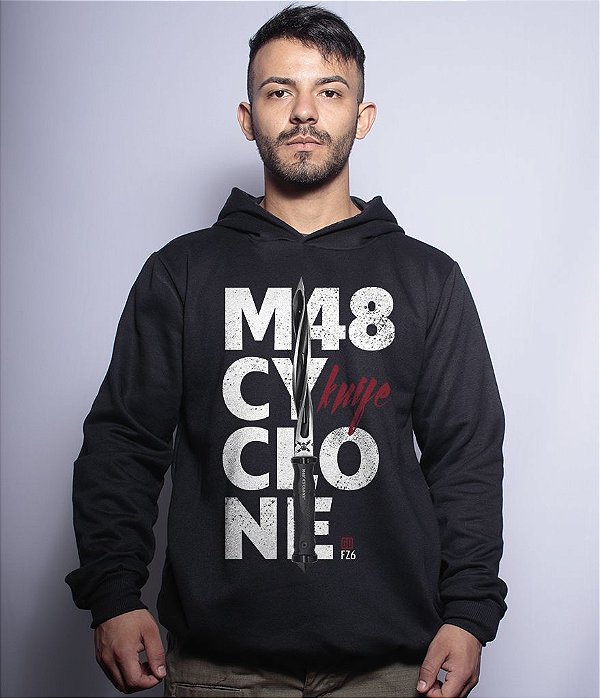 Casaco Com Capuz GUFZ6 M48 Cyclone Knife Team Six Brasil