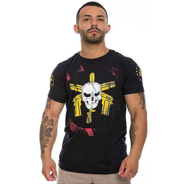 Camiseta Masculina BOPE Tropa de Elite Forças Especiais Team Six Brasil