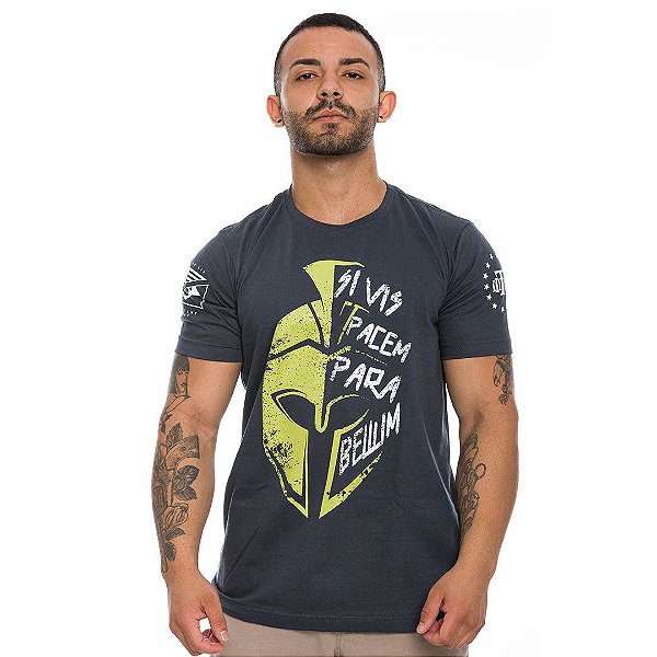 Camiseta Masculina Si Vis Pacem Sparta Hurricane Line Team Six Brasil