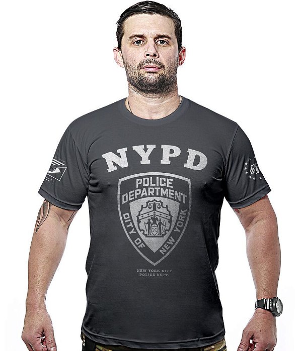 Camiseta Masculina Police Department NYPD Hurricane Line Team Six Brasil