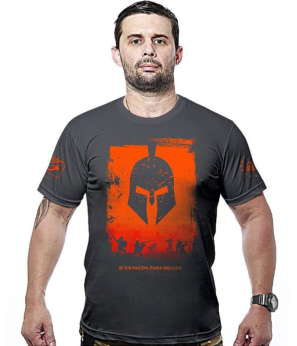 Camiseta Masculina Si Vis Pacem Para Bellum Hurricane Line Team Six Brasil