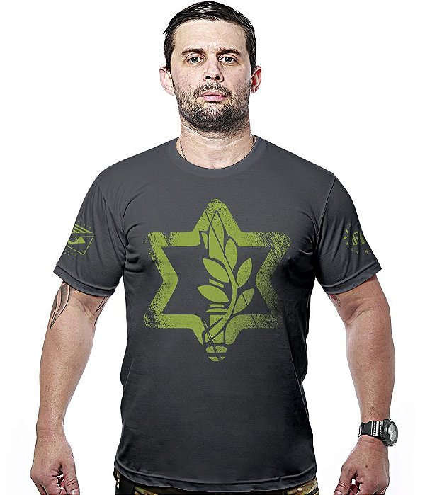 Camiseta Masculina Israel Defense Hurricane Line Team Six Brasil