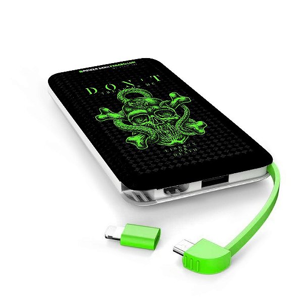 Carregador Portátil Power Bank Parabellum Don't Tread On Me Team Six Brasil