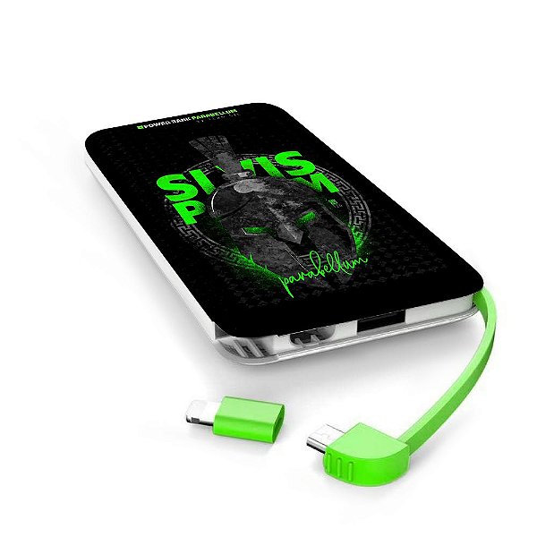 Carregador Portátil Power Bank Parabellum GUFZ6 Si Vis Pacem Team Six Brasil