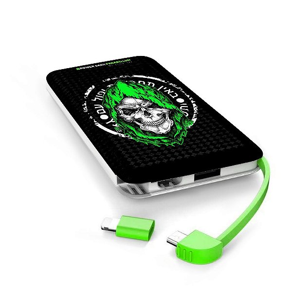 Carregador Portátil Power Bank Parabellum GUFZ6 Mossad Kingdom Team Six Brasil