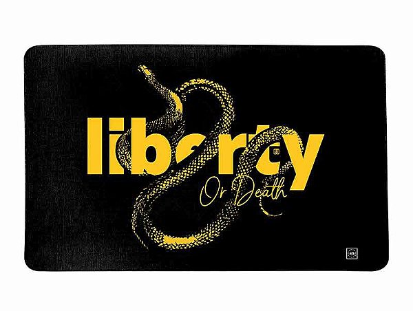 Tapete Militar Liberty Or Death Snake Team Six Brasil