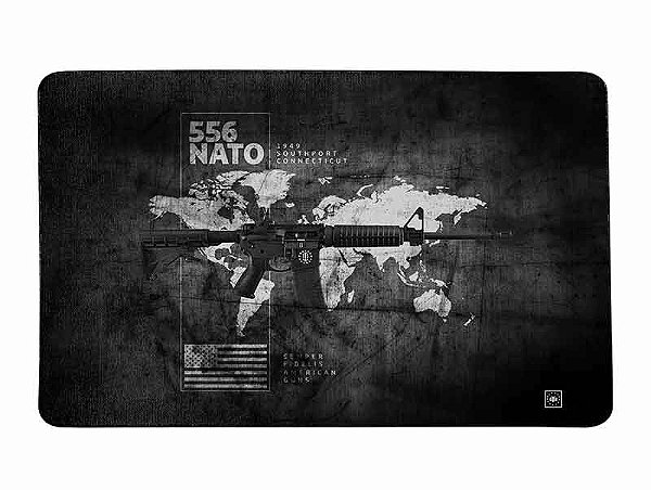 Tapete Militar Magnata 556 Nato American Guns Team Six Brasil