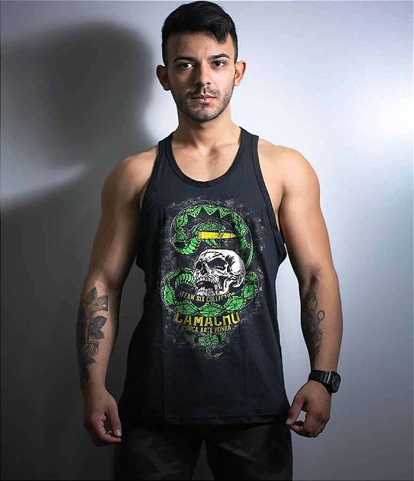 Camiseta Regata Squad T6 Camacho Ponto Cinquenta Collection Masculina Team Six Brasil